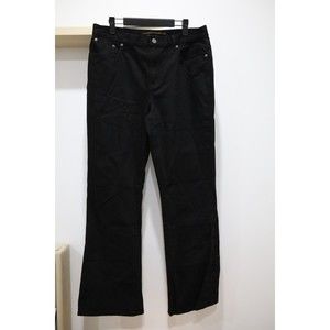 Lauren Jeans Co. Ralph Lauren Denim Jeans Womens Sz 14 Bootcut Black Stretch